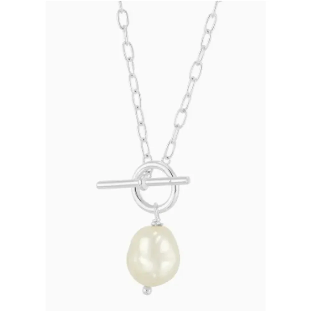 Silpada Silver Necklace with Iridescent Pearl - Picture 3 of 3